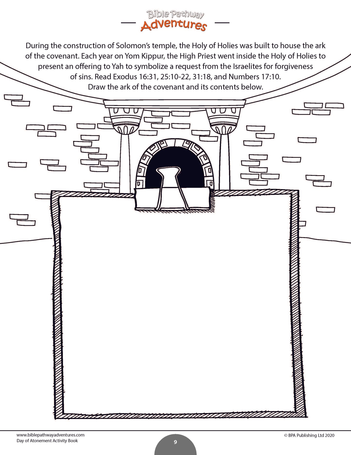 Day of Atonement (Yom Kippur) Activity Book (PDF)