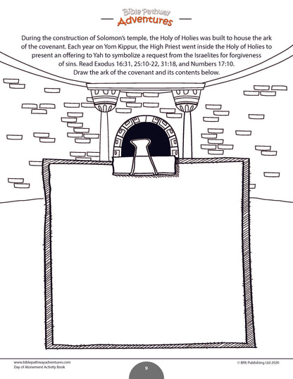 Day of Atonement (Yom Kippur) Activity Book (PDF)