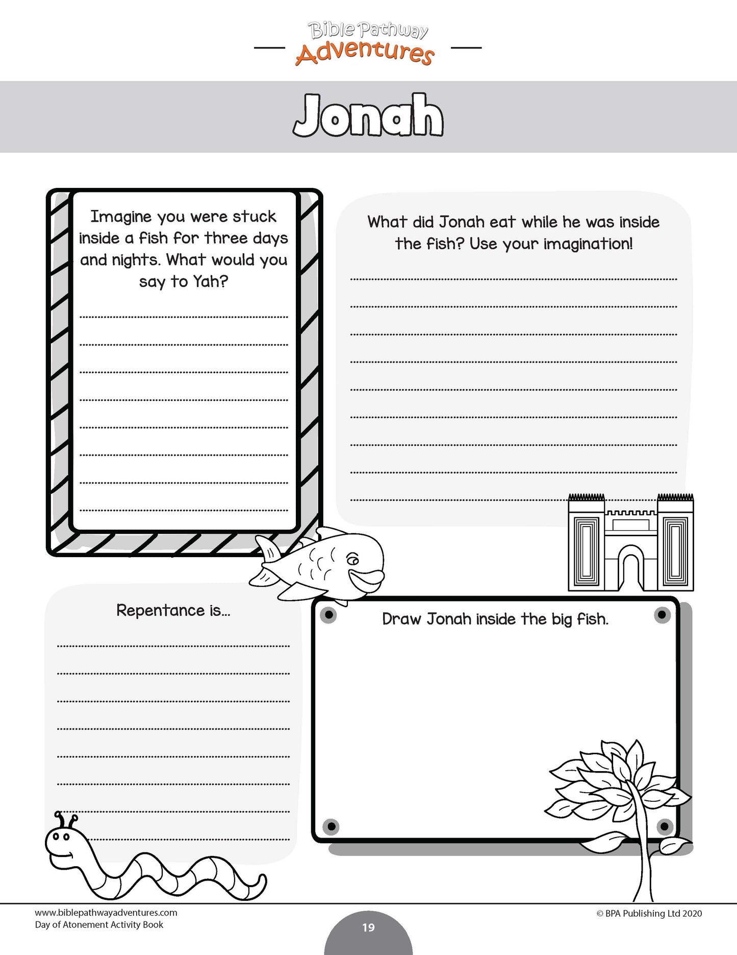 Day of Atonement (Yom Kippur) Activity Book (PDF)