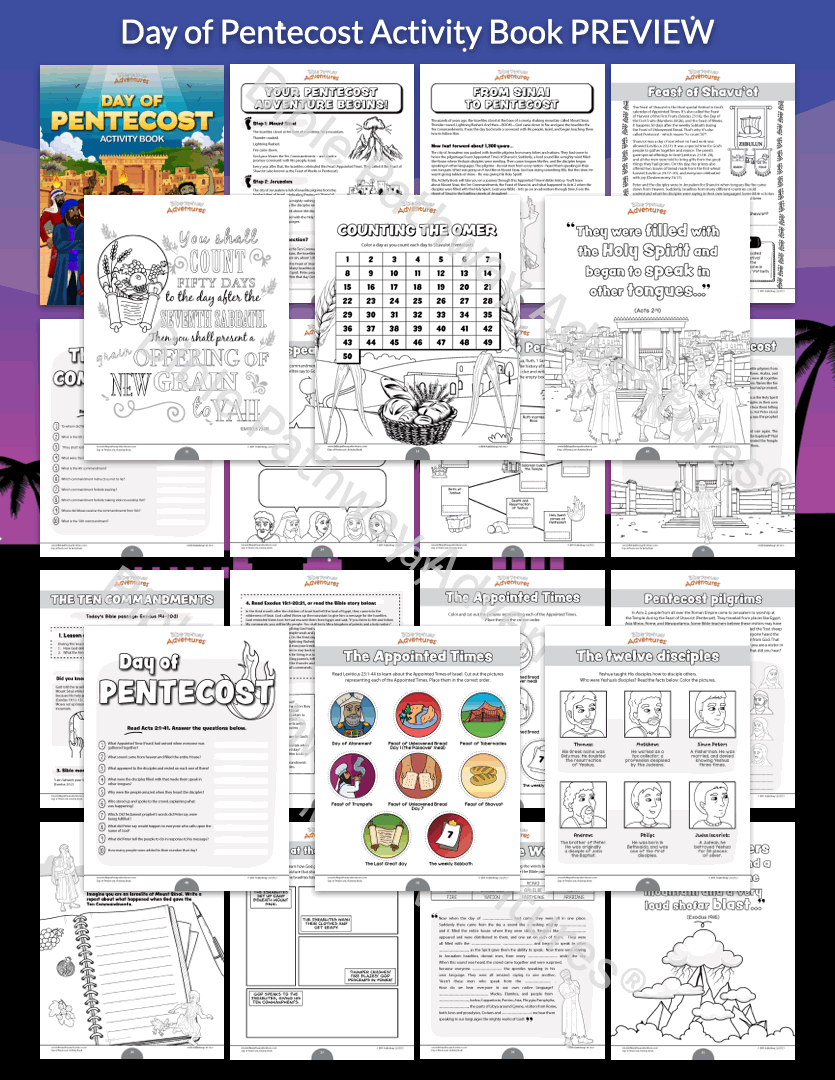 Day of Pentecost Activity Book (PDF)