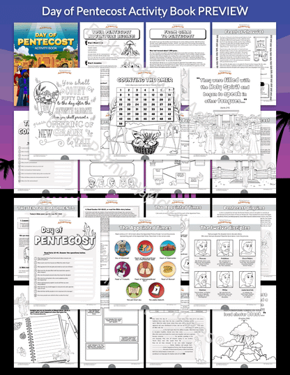 Day of Pentecost Activity Book (PDF)