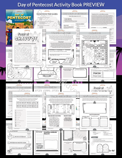 Day of Pentecost Activity Book (PDF)