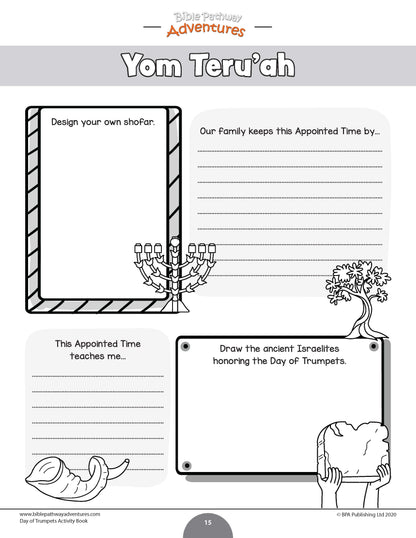 Day of Trumpets (Yom Teru'ah) Activity Book (PDF)