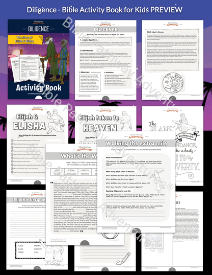 Diligence: Bible Activity Book for Kids (PDF)