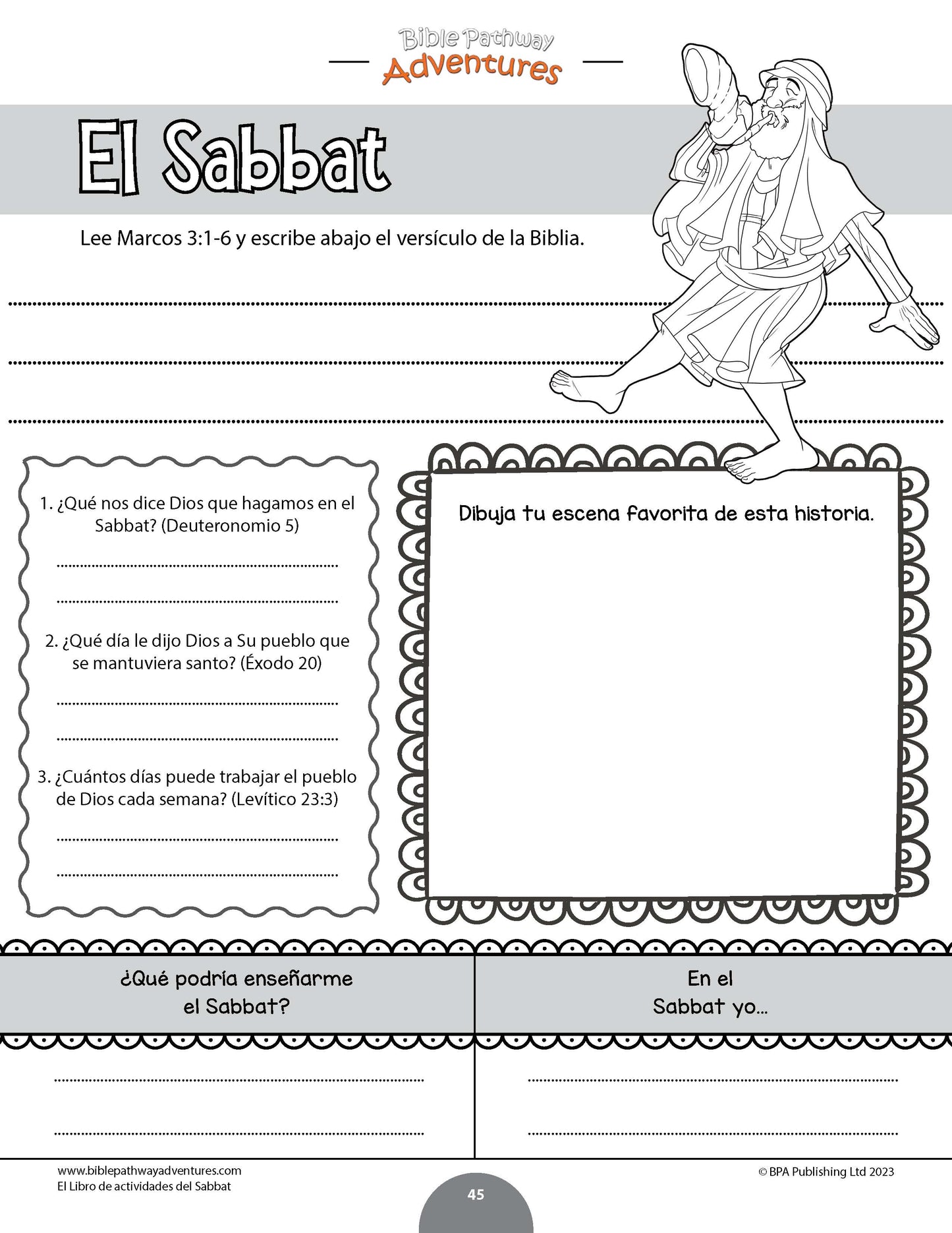 El libro de actividades del Sabbat