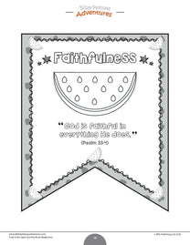 Faithfulness: Fruit of the Spirit Activity Book for Beginners (PDF ...