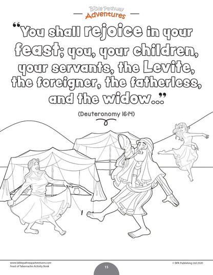 Feast of Tabernacles (Sukkot) Activity Book (PDF)