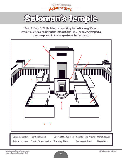 Libro de actividades de la Fiesta de los Tabernáculos (Sukkot)