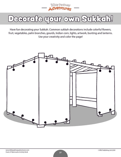 Feast of Tabernacles (Sukkot) Activity Book (PDF)