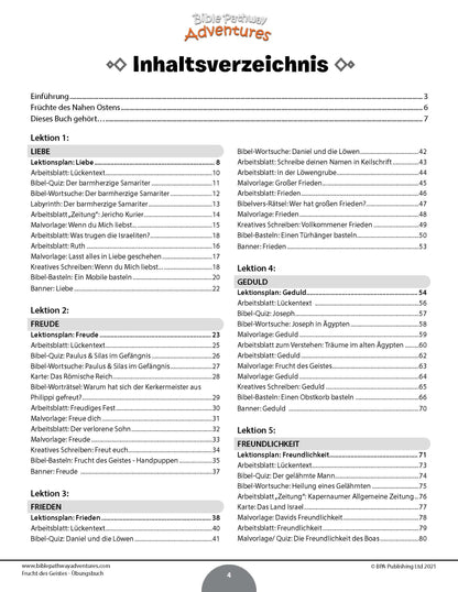 Frucht des Geistes | Bibelcurriculum zur Charakterentwicklung (Klassen 3-6)