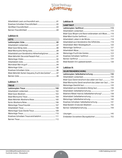 Frucht des Geistes | Bibelcurriculum zur Charakterentwicklung (Klassen 3-6)