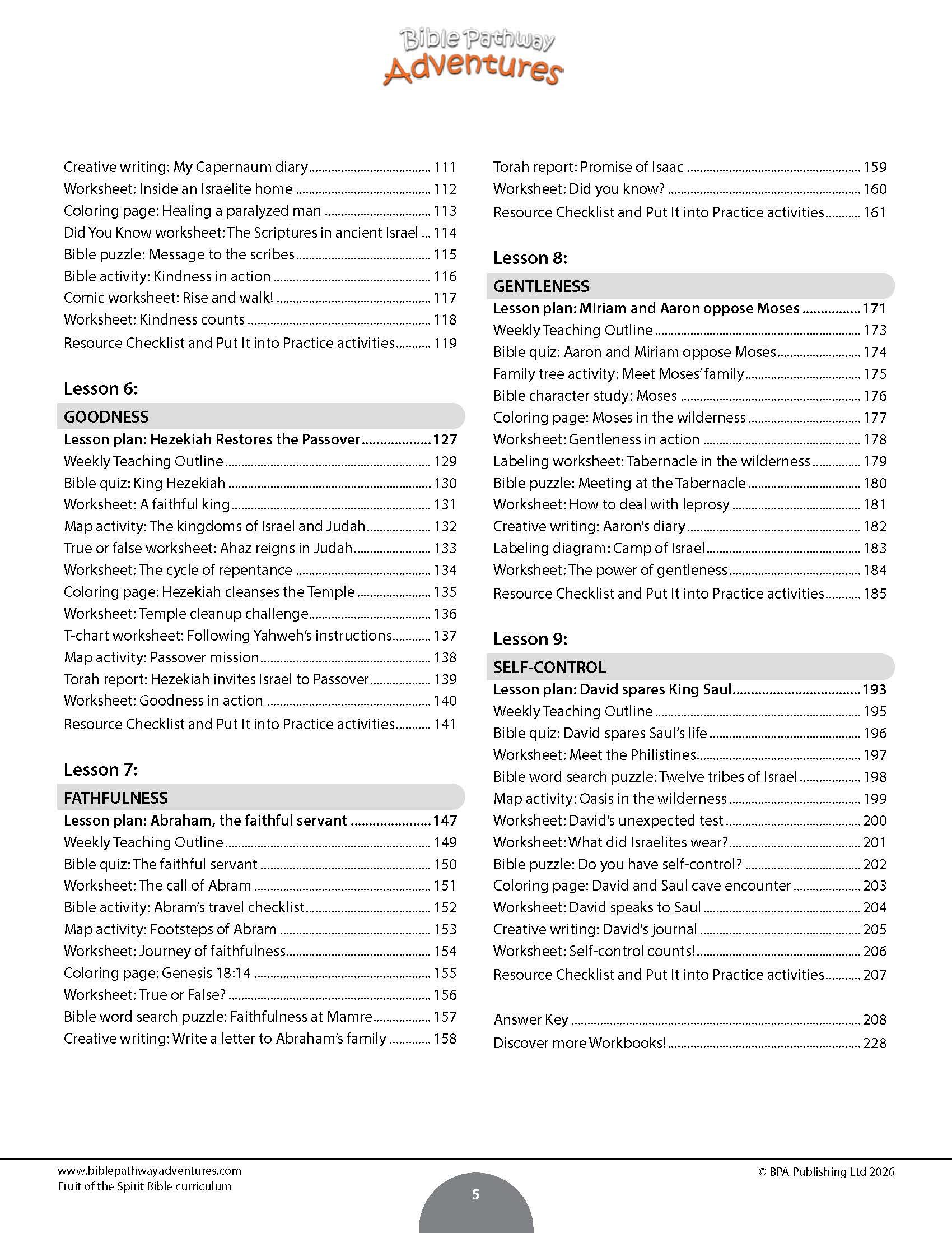 Fruit of the Spirit | Bible Curriculum for Character Development (Grades 3-6)