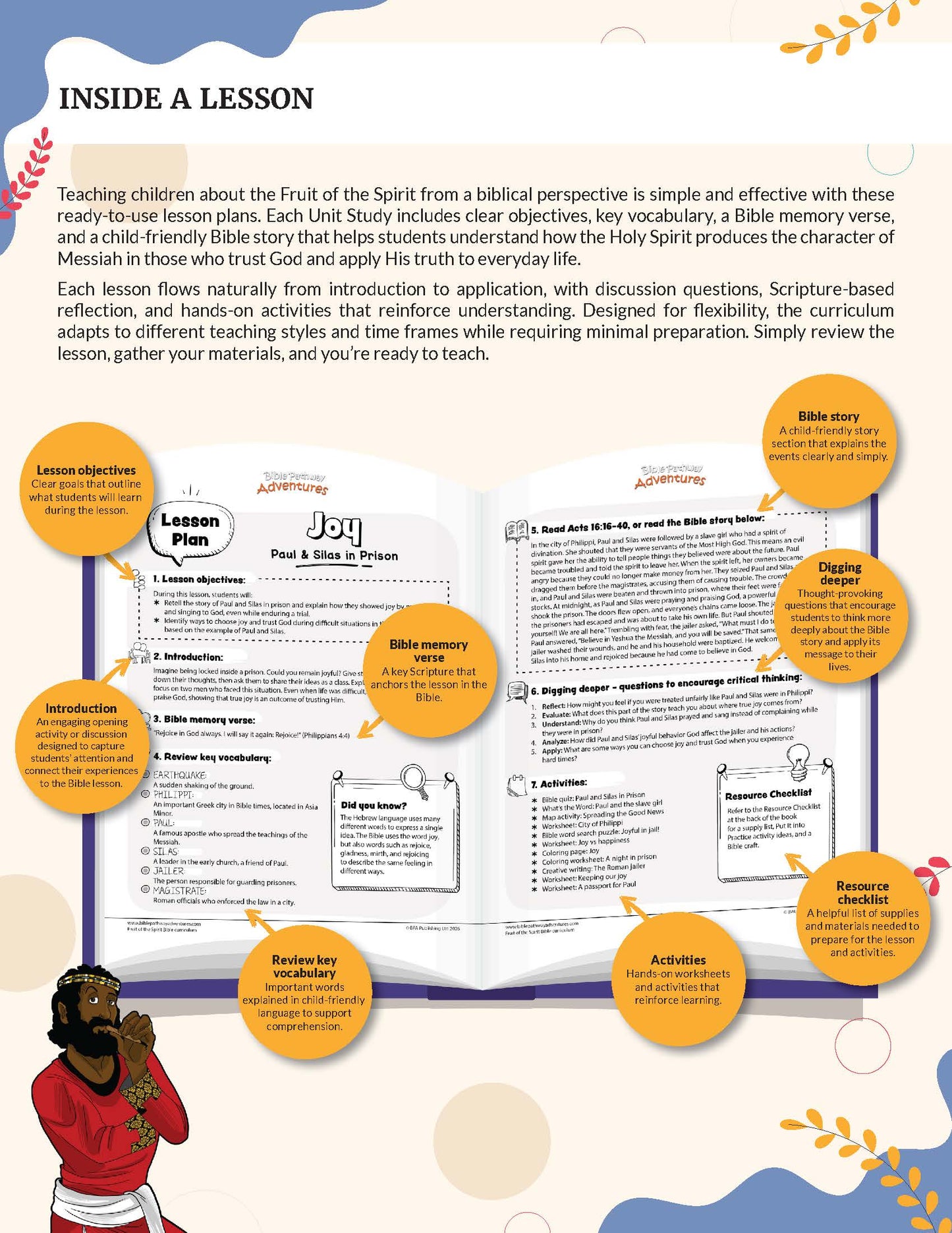 Fruit of the Spirit | Bible Curriculum for Character Development (Grades 3-6) Teaching Guide