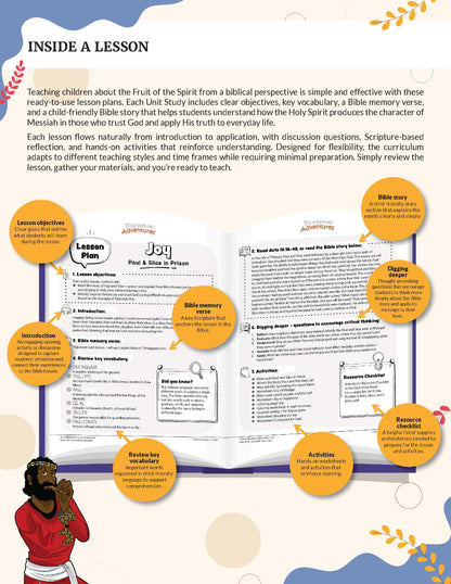Fruit of the Spirit | Bible Curriculum for Character Development (Grades 3-6) Teaching Guide