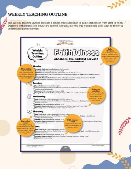 Fruit of the Spirit | Bible Curriculum for Character Development (Grades 3-6) Teaching Guide