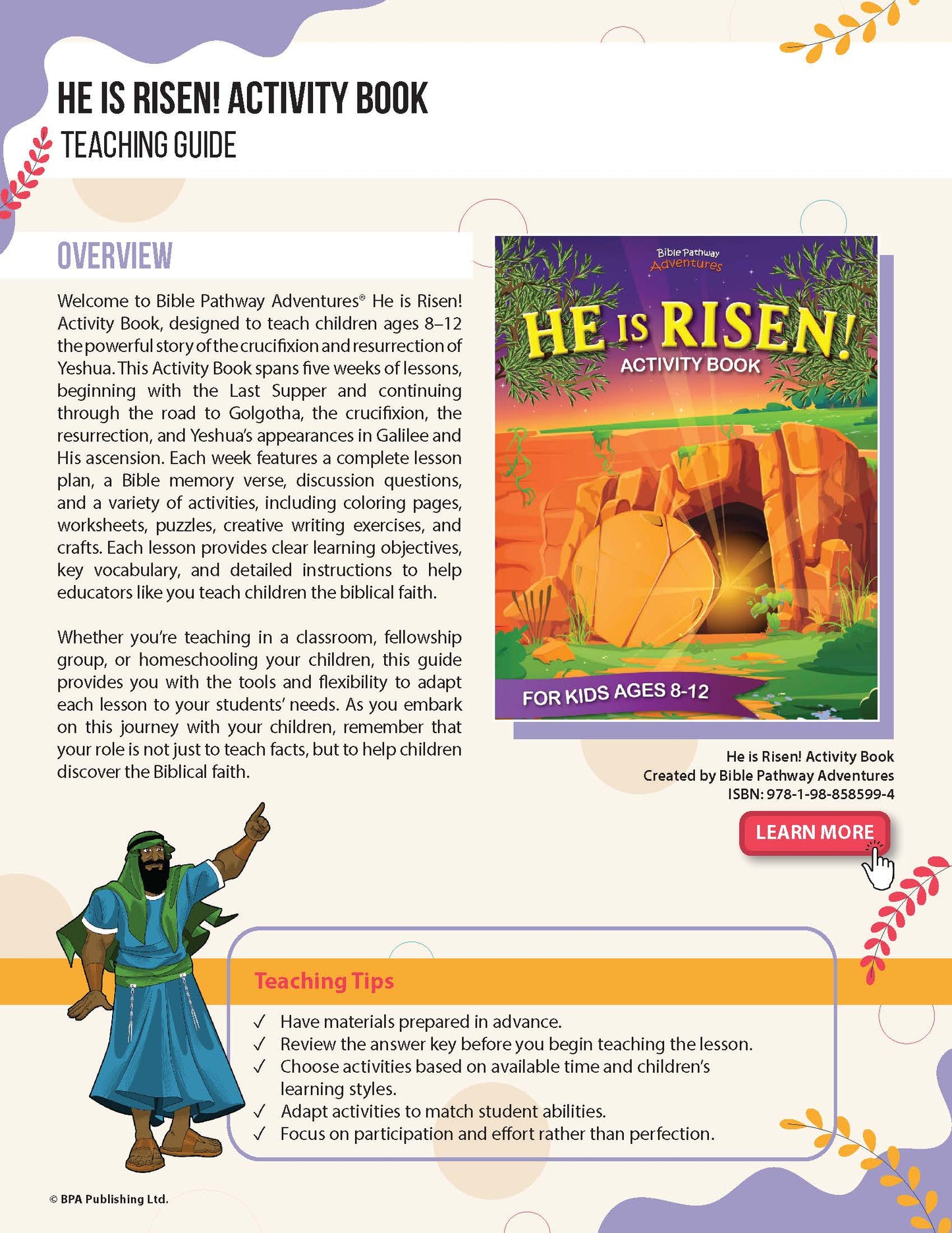 He is Risen! Activity Book