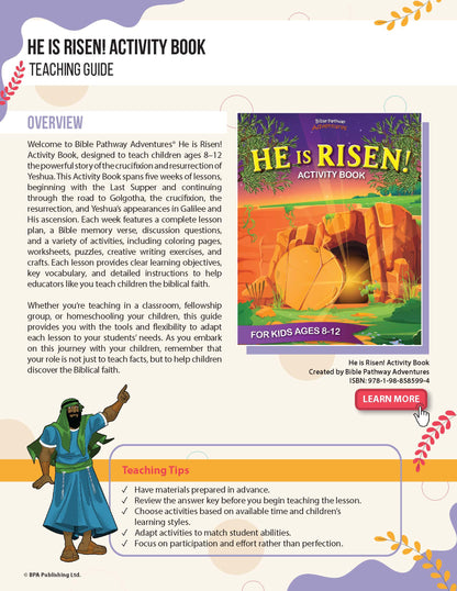 He is Risen! Activity Book