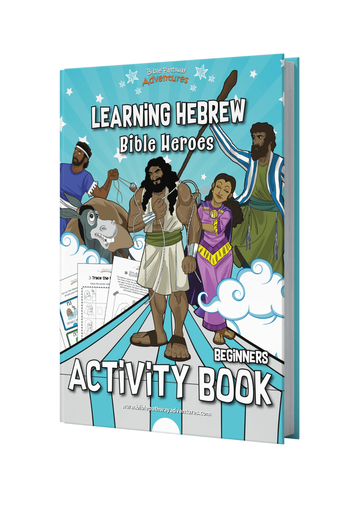 Learning Hebrew Bible Heroes Activity Book