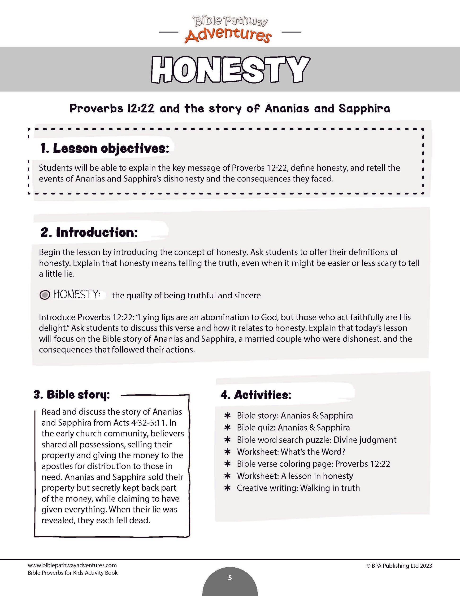 honesty-bible-activity-book-for-kids-pdf-bible-pathway-adventures for Free Printable Honesty Worksheets Pdf Honesty: Bible Activity Book for Kids (PDF) – Bible Pathway Adventures for Free Printable Honesty Worksheets Pdf