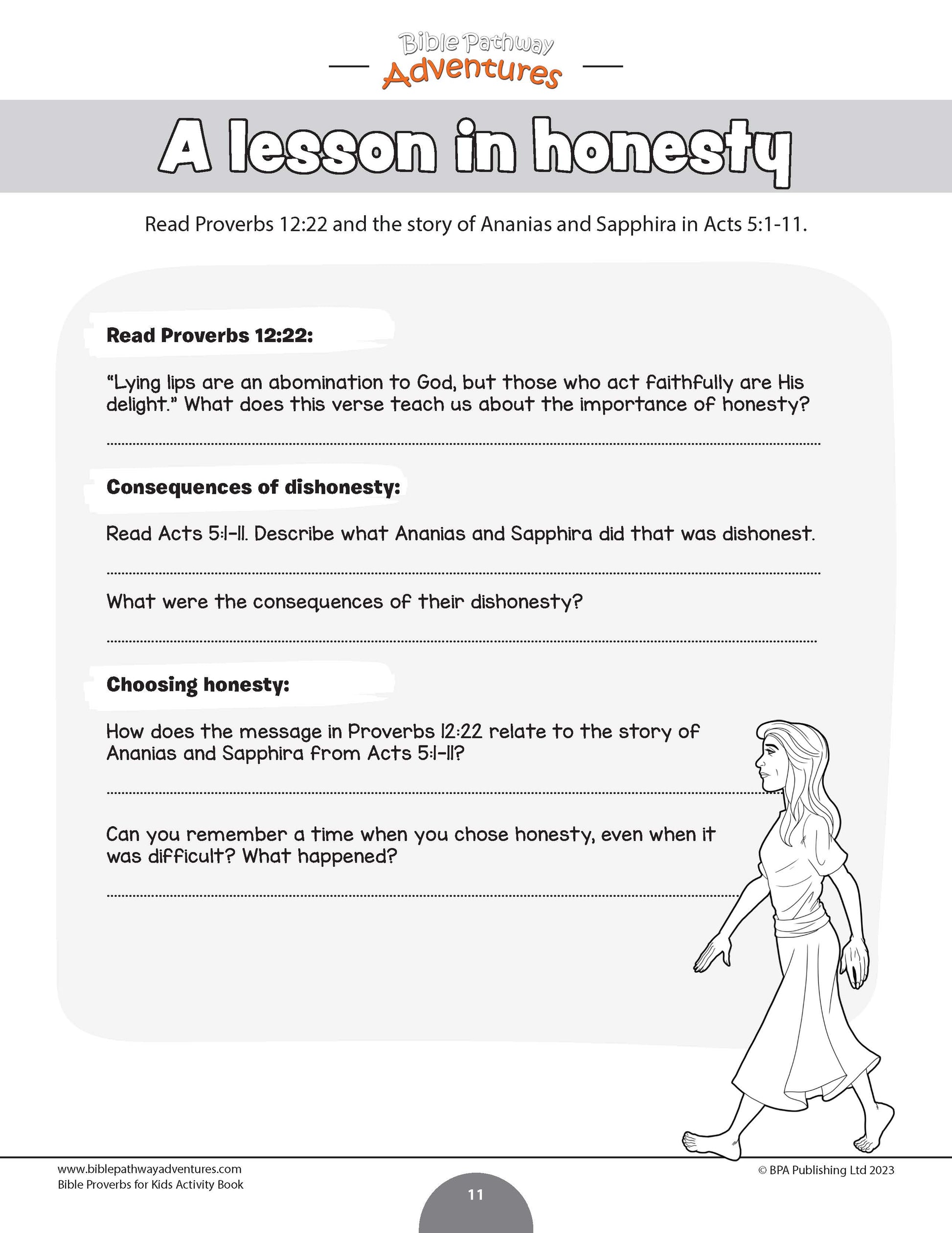 Honesty: Bible Activity Book for Kids (PDF) – Bible Pathway Adventures honesty-bible-activity-book-for-kids-pdf-bible-pathway-adventures