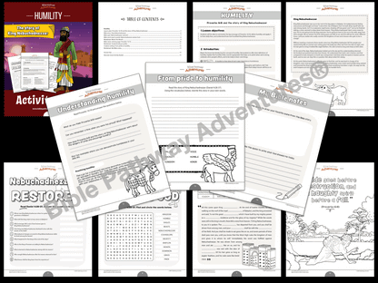 Humility: Bible Activity Book for Kids