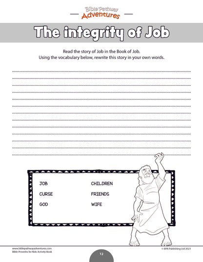 Integrity: Bible Activity Book for Kids (PDF)