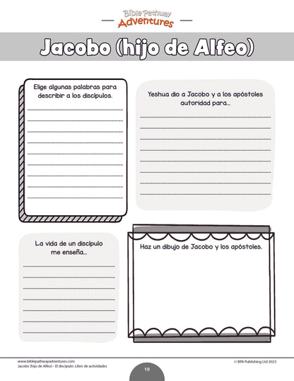 Jacobo (hijo de Alfeo) - El discípulo: Libro de actividades (PDF)