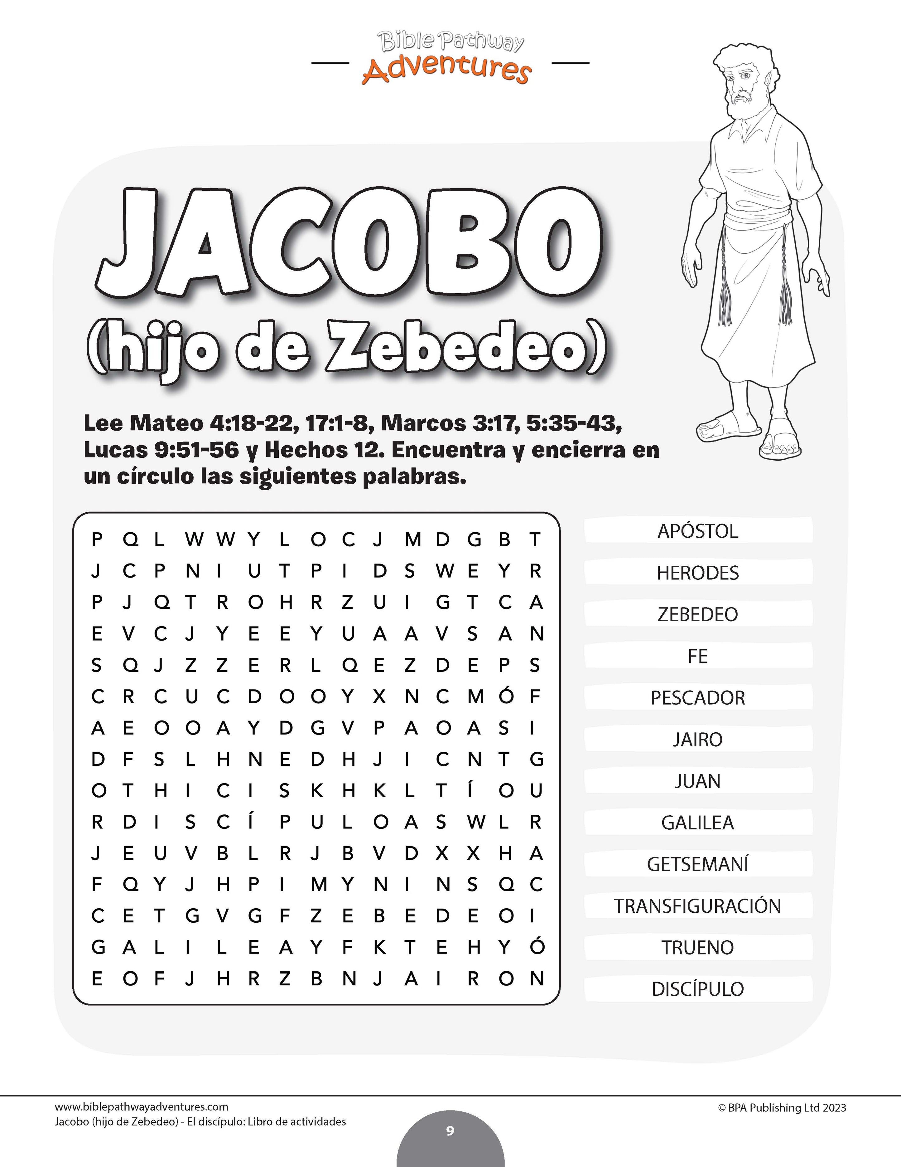 Jacobo (hijo de Zebedeo) - El discípulo: Libro de actividades (PDF ...