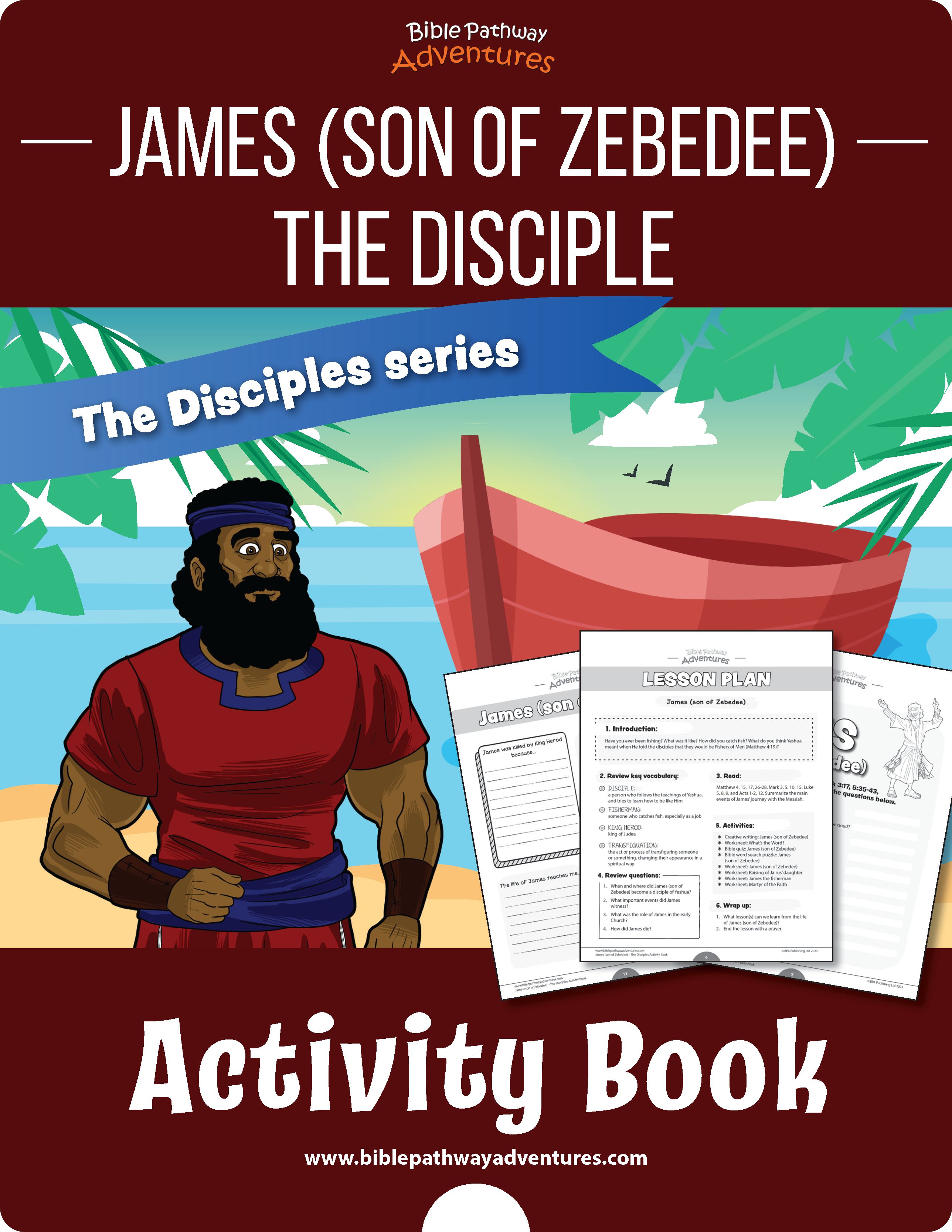 James (son Of Zebedee): The Disciple Activity Book – Bible Pathway ...