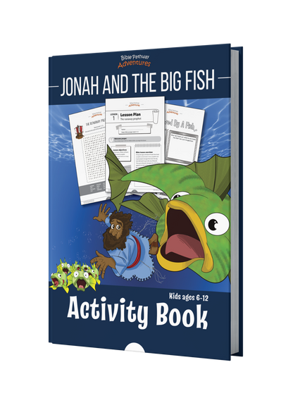Jonah and the Big Fish Activity Book cover
