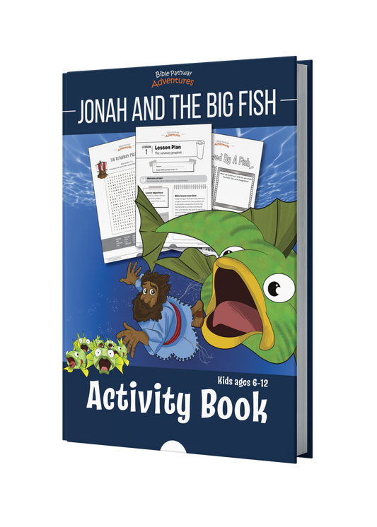 Jonah and the Big Fish Activity Book cover