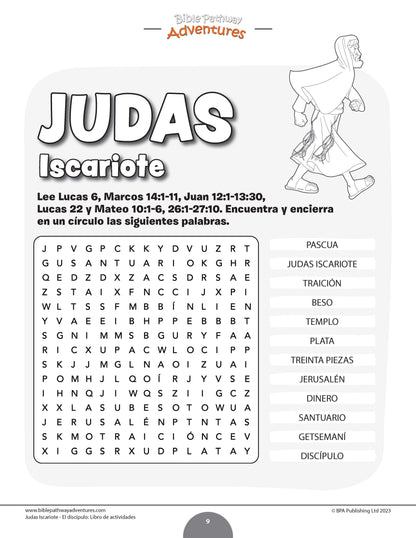 Judas Iscariote - El discípulo: Libro de actividades