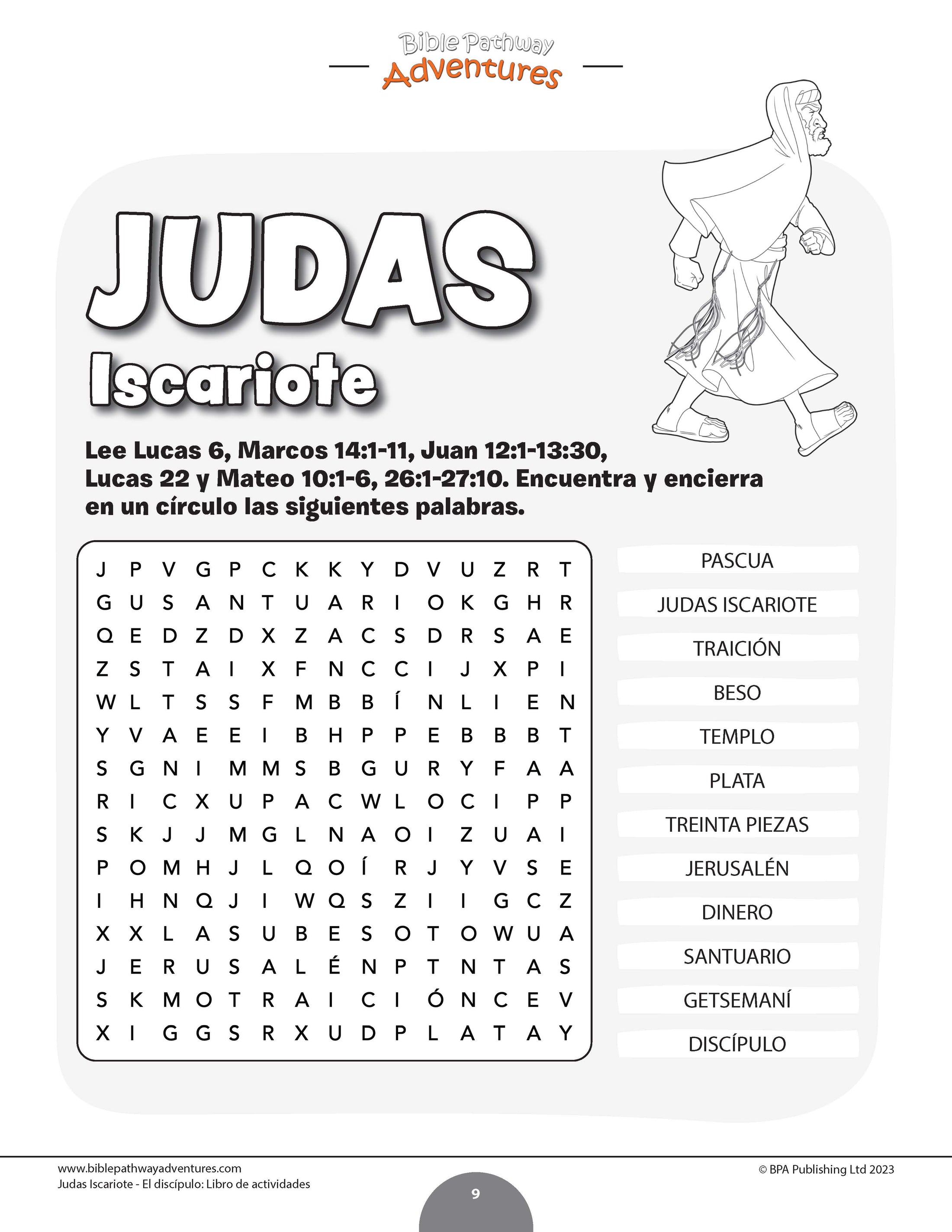 Judas Iscariote - El discípulo: Libro de actividades (PDF) – Bible ...