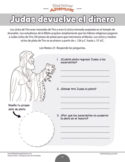 Judas Iscariote - El discípulo: Libro de actividades