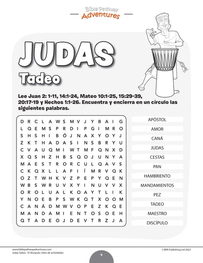Judas Tadeo - El discípulo: Libro de actividades