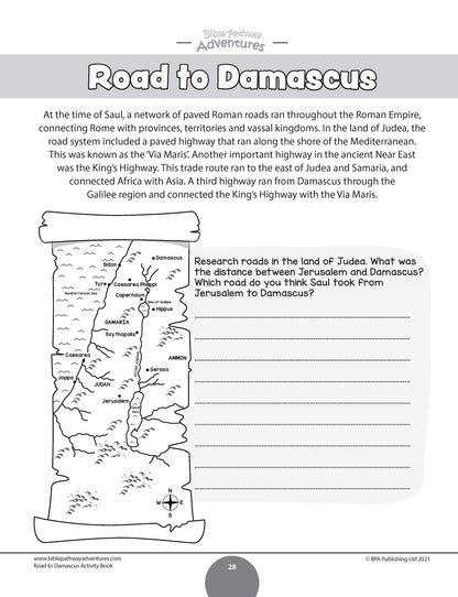 Road to Damascus Activity Book