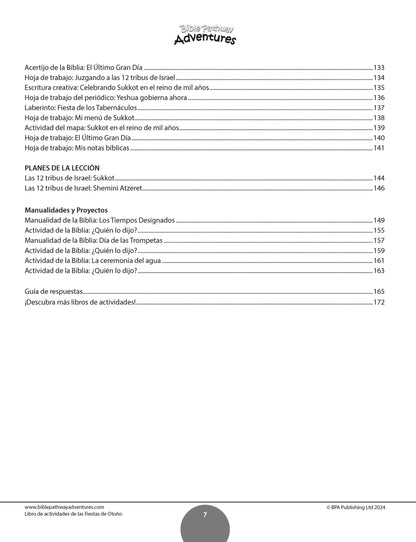 PAQUETE: Libros de actividades de las fiestas de Otoño