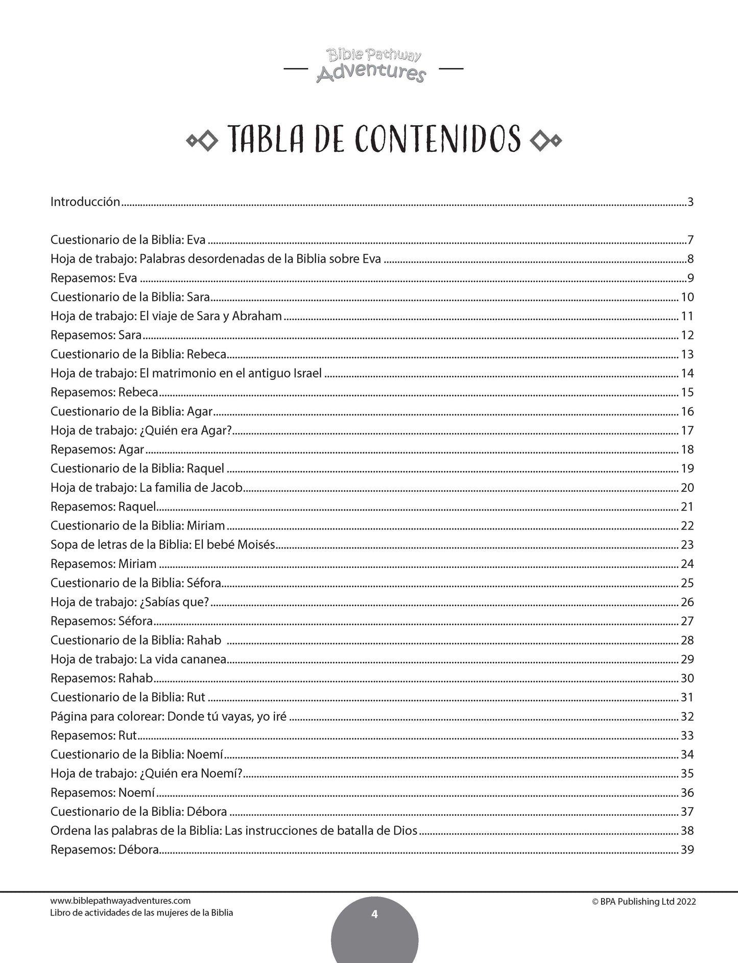 Libro de actividades de las mujeres de la Biblia (paperback)