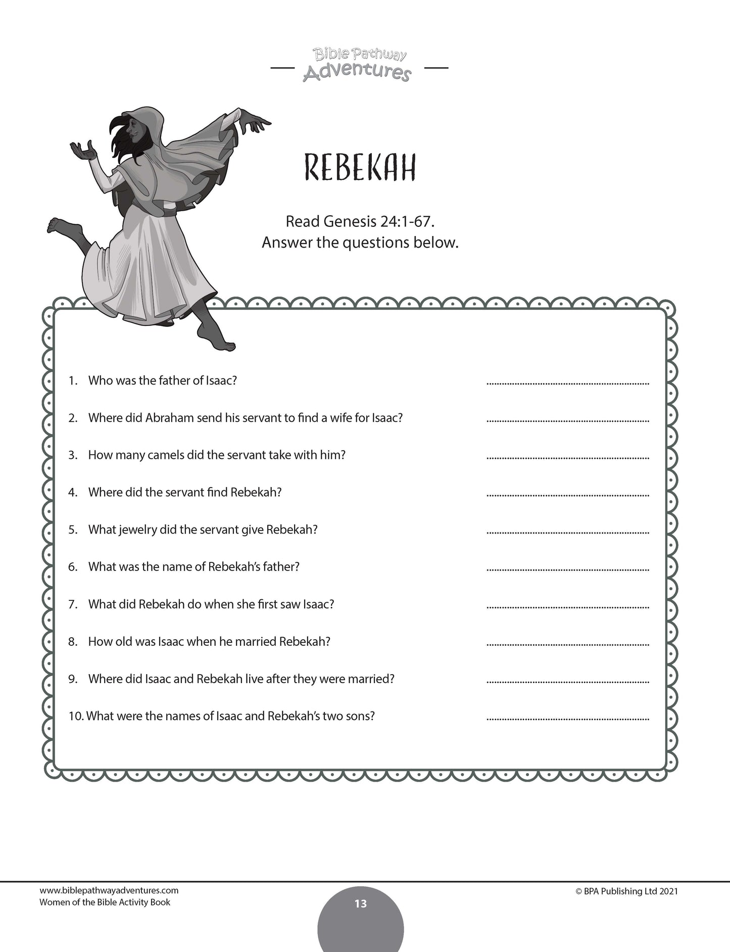 Women of the Bible Activity Book