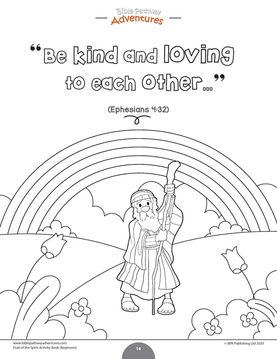 Kindness: Fruit of the Spirit Activity Book for Beginners (PDF) – Bible ...