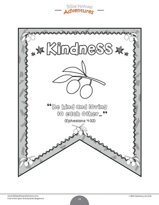 Kindness: Fruit of the Spirit Activity Book for Beginners (PDF) – Bible ...