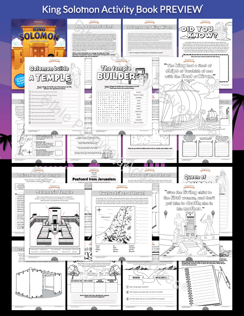 King Solomon Activity Book (PDF)