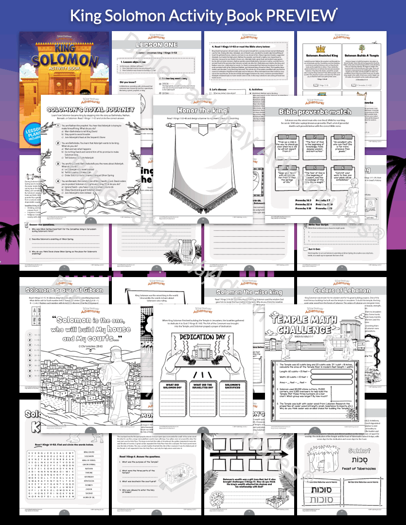 King Solomon Activity Book (PDF)