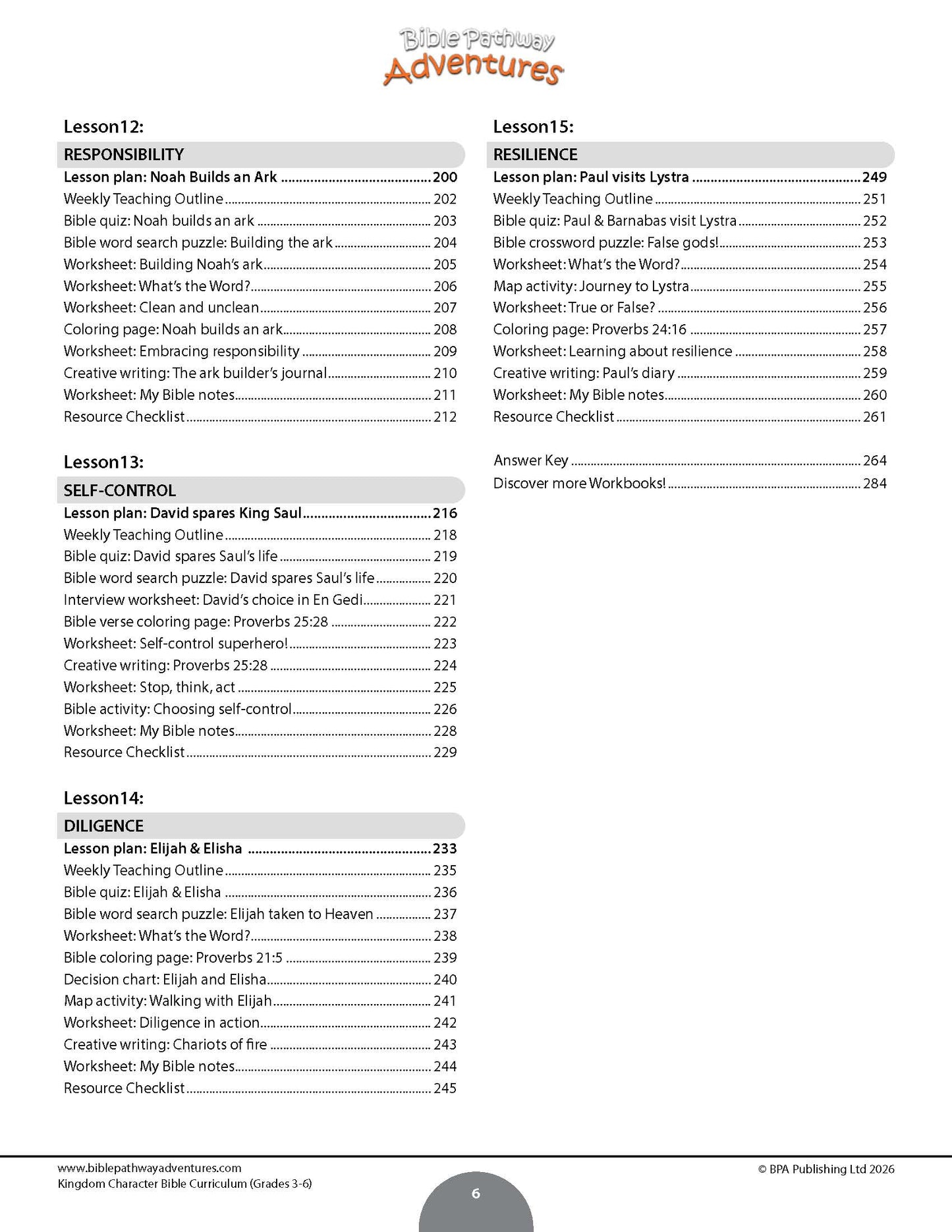 Kingdom Character Bible Curriculum for Grades 3-6