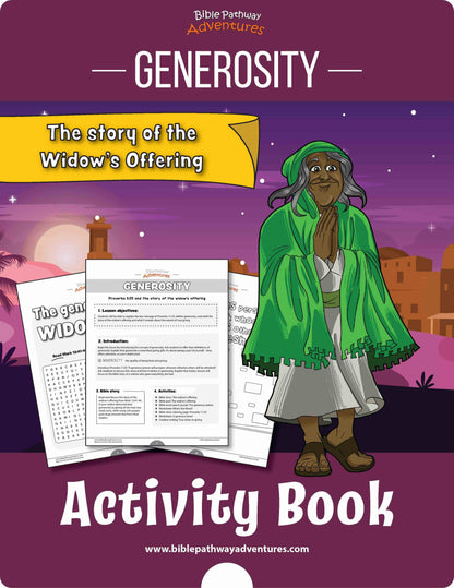 Generosity: Bible Activity Book for Kids (PDF)