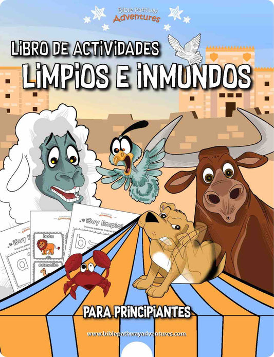 Libro de actividades limpios e inmundos para principiantes