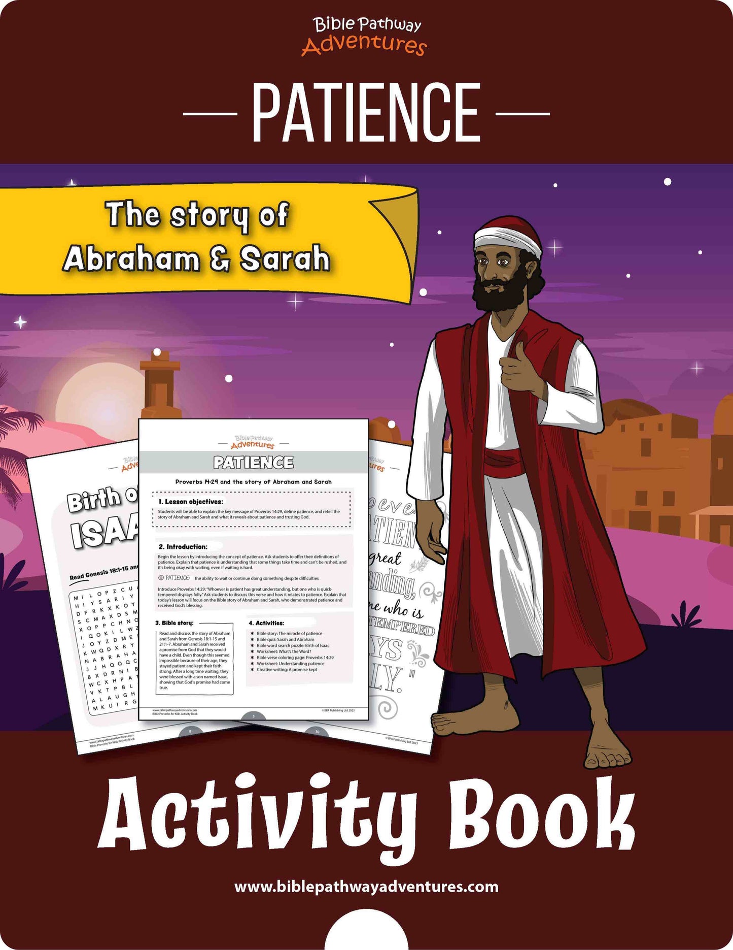 Patience: Bible Activity Book for Kids