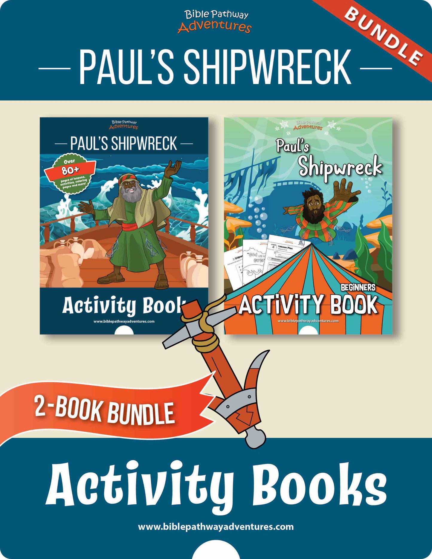 BUNDLE: Paul's Shipwreck Activity Books