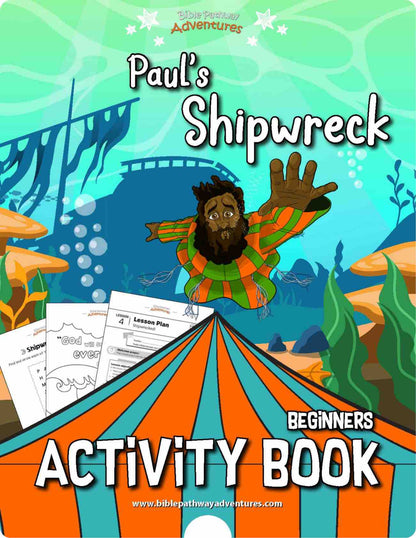 Libro de actividades del naufragio de Paul para principiantes