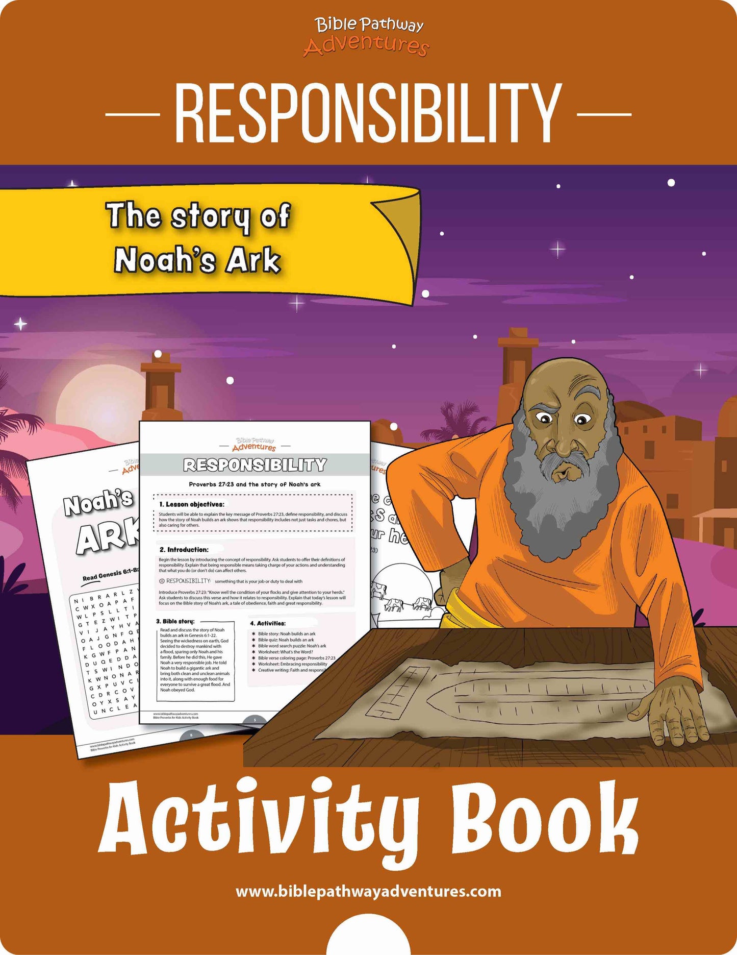 Responsibility: Bible Activity Book for Kids